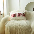 Festive cartoon letter embroidered pillow cover living room decor