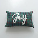 Festive cartoon letter embroidered pillow cover living room decor
