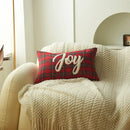 Festive cartoon letter embroidered pillow cover living room decor