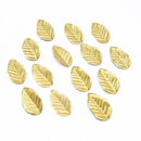 Gold embossed christmas crafts silk leaf living room decor