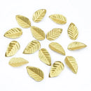 Gold embossed christmas crafts silk leaf living room decor