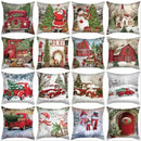 Vintage festive christmas cushion cover set living room decor