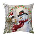 Vintage festive christmas cushion cover set living room decor