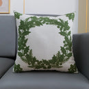 Red deer snowflake christmas cushion cover living room pillow case