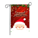 DecorBites™ Christmas Deer & Santa Garden Flags - Outdoor Xmas Decorations