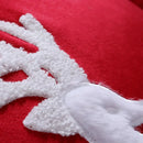 DecorBites™ Christmas Elk Embroidered Pillow Cover 45x45cm Festive Decorative Cushion