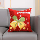 Decorbites christmas embroidery cushion cover white & red living room