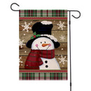 Woodland animals christmas festive garden flag outdoor decor
