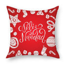 Green christmas nordic sofa pillowcase living room cushion cover