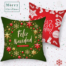 Green christmas nordic sofa pillowcase living room cushion cover