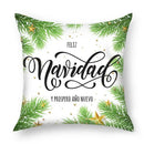 Green christmas nordic sofa pillowcase living room cushion cover