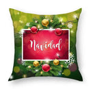 Green christmas nordic sofa pillowcase living room cushion cover