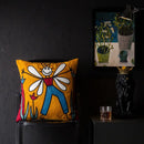 Picasso style abstract cat cushion cover living room decor