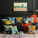 Picasso style abstract cat cushion cover living room decor