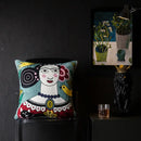 Picasso style abstract cat cushion cover living room decor