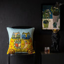 Picasso style abstract cat cushion cover living room decor