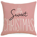 Vintage santa claus and snowman print pillowcase set living room decor