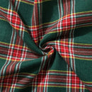 DecorBites™ Christmas Plaid Cushion Cover, Classic Green Red Throw Pillow for Home Decor