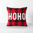 DecorBites™ Christmas Plaid Cushion Cover in Red Black Check for Home Sofa Bed