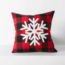 DecorBites™ Christmas Plaid Cushion Cover in Red Black Check for Home Sofa Bed