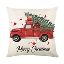 Vintage santa claus pink & cream pillow cover living room decor
