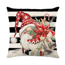 Vintage santa claus pink & cream pillow cover living room decor