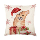 Vintage santa claus pink & cream pillow cover living room decor