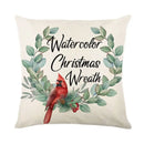 Vintage santa claus pink & cream pillow cover living room decor