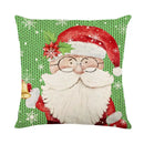 Vintage santa claus pink & cream pillow cover living room decor