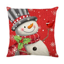 Vintage santa claus pink & cream pillow cover living room decor
