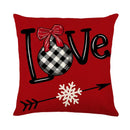 Vintage santa claus pink & cream pillow cover living room decor
