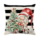 Vintage santa claus pink & cream pillow cover living room decor