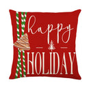 Vintage santa claus pink & cream pillow cover living room decor