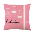 Vintage santa claus pink & cream pillow cover living room decor
