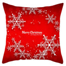 DecorBites™ Christmas Santa Claus Snowflake Pillow Cover 18x18inch