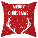 DecorBites™ Christmas Santa Claus Snowflake Pillow Cover 18x18inch