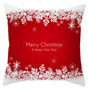DecorBites™ Christmas Santa Claus Snowflake Pillow Cover 18x18inch