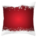 DecorBites™ Christmas Santa Claus Snowflake Pillow Cover 18x18inch