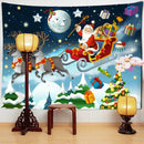 DecorBites™ Christmas Santa Claus Tapestry: Holiday Decor Big Blanket Wall Hanging & Gift