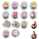 DecorBites™ Christmas Series Cake Decorating Nozzles Set