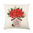 DecorBites™ Christmas Snow Elk Pillow Cover for Festive Home Decor