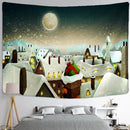 DecorBites™ Christmas Snow House Tapestry Wall Hanging Landscape Art Home Decor