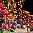 Black christmas snow projector lights outdoor party spotlight