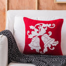DecorBites™ Christmas Snowflake Elk Embroidered Pillowcases - Festive Decorative Cushion Cover