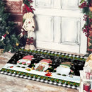 DecorBites™ Christmas Snowman Non-slip Floor Mat
