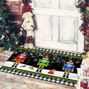 DecorBites™ Christmas Snowman Non-slip Floor Mat