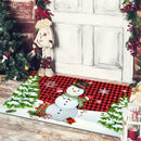 DecorBites™ Christmas Snowman Non-slip Floor Mat