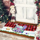DecorBites™ Christmas Snowman Non-slip Floor Mat