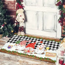 DecorBites™ Christmas Snowman Non-slip Floor Mat