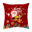 DecorBites™ Christmas Sofa Pillow Cover Home Decor Throw Pillowcase Santa Claus Printed